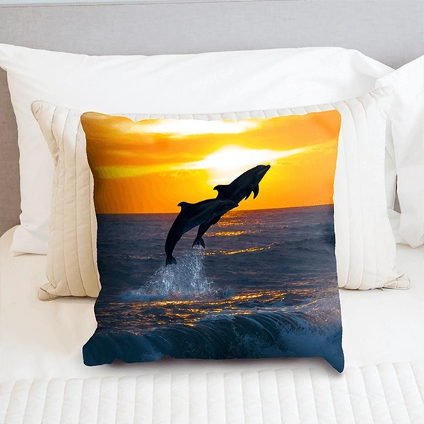 Custom Printed Cushions - Dolphins